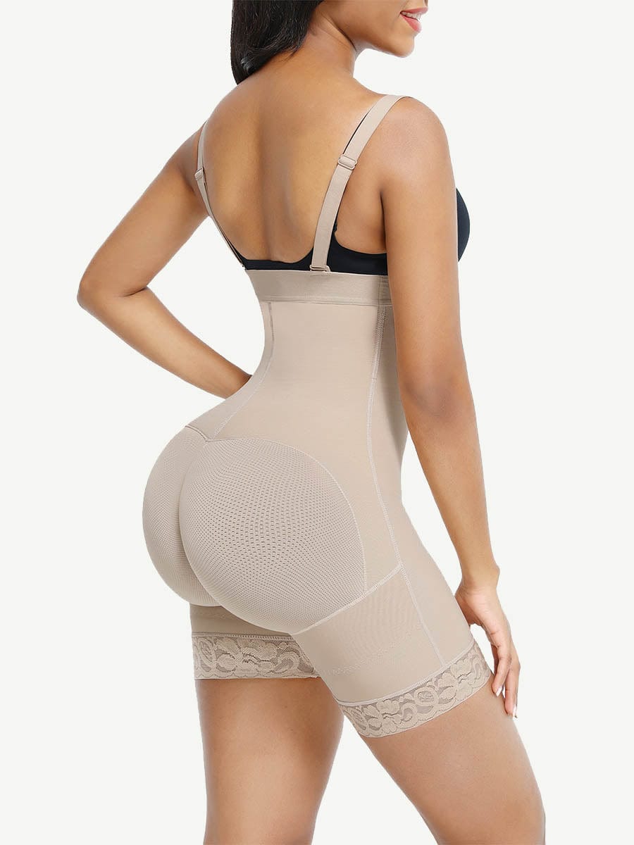 Shape My Day Butt Lifter Tummy Control Hooks Full Body Shaper Shapewear