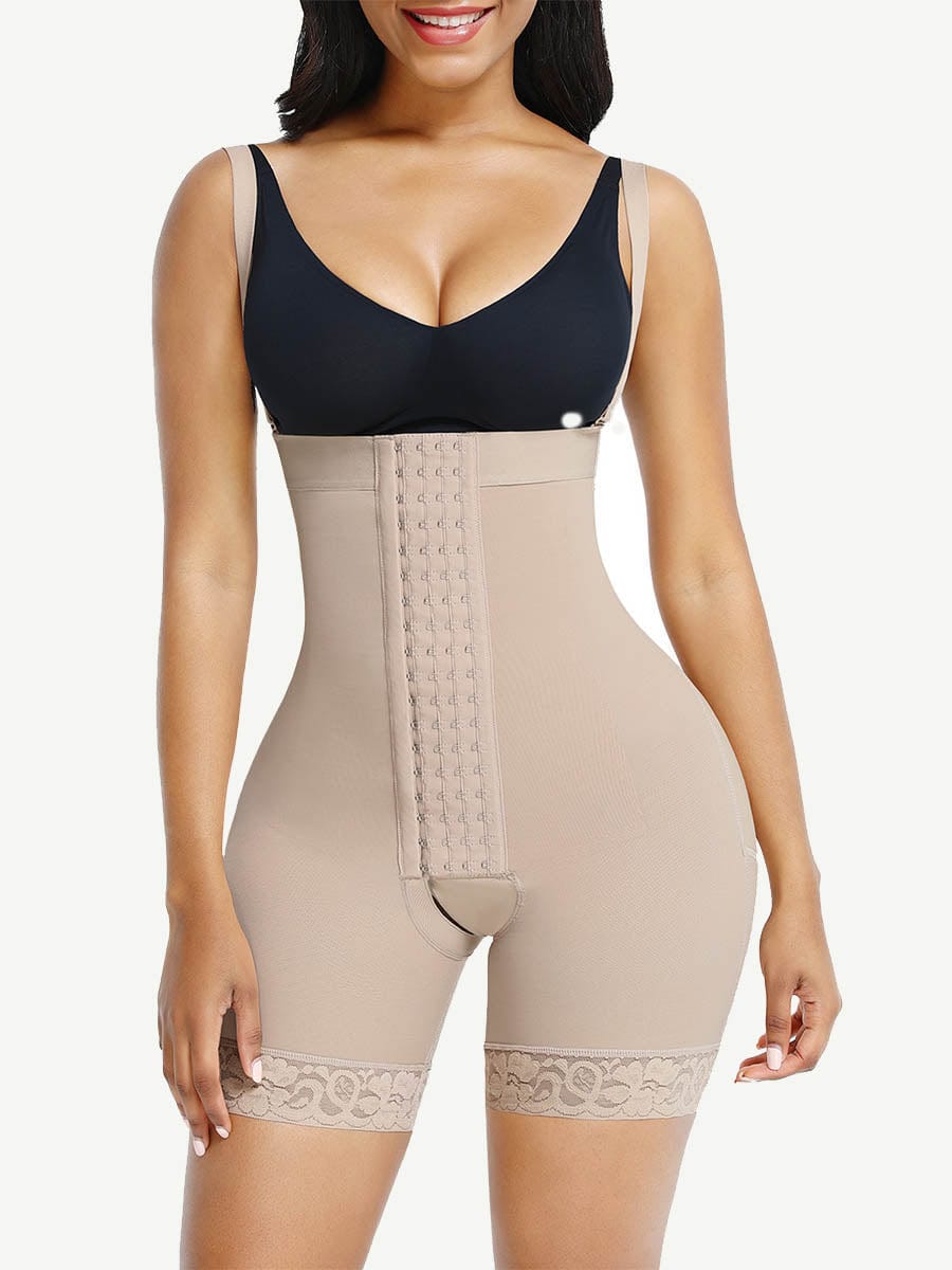 Shape My Day Butt Lifter Tummy Control Hooks Full Body Shaper Shapewear