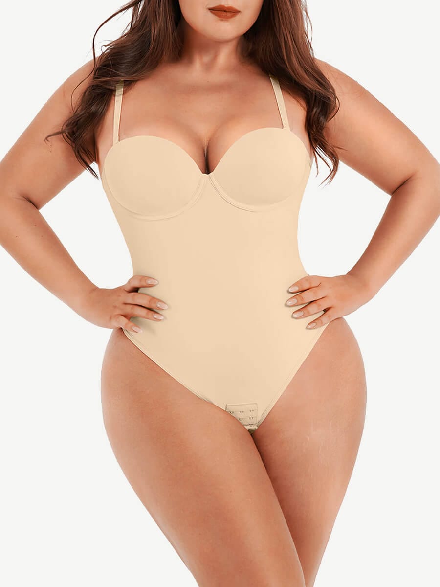 Bustier Underwire Tummy Breathable Control Bodysuit