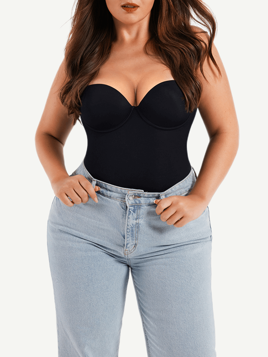 Bustier Underwire Tummy Breathable Control Bodysuit