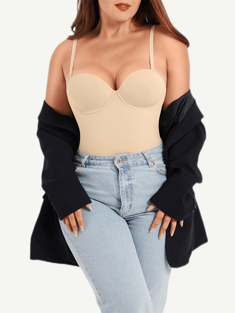Bustier Underwire Tummy Breathable Control Bodysuit