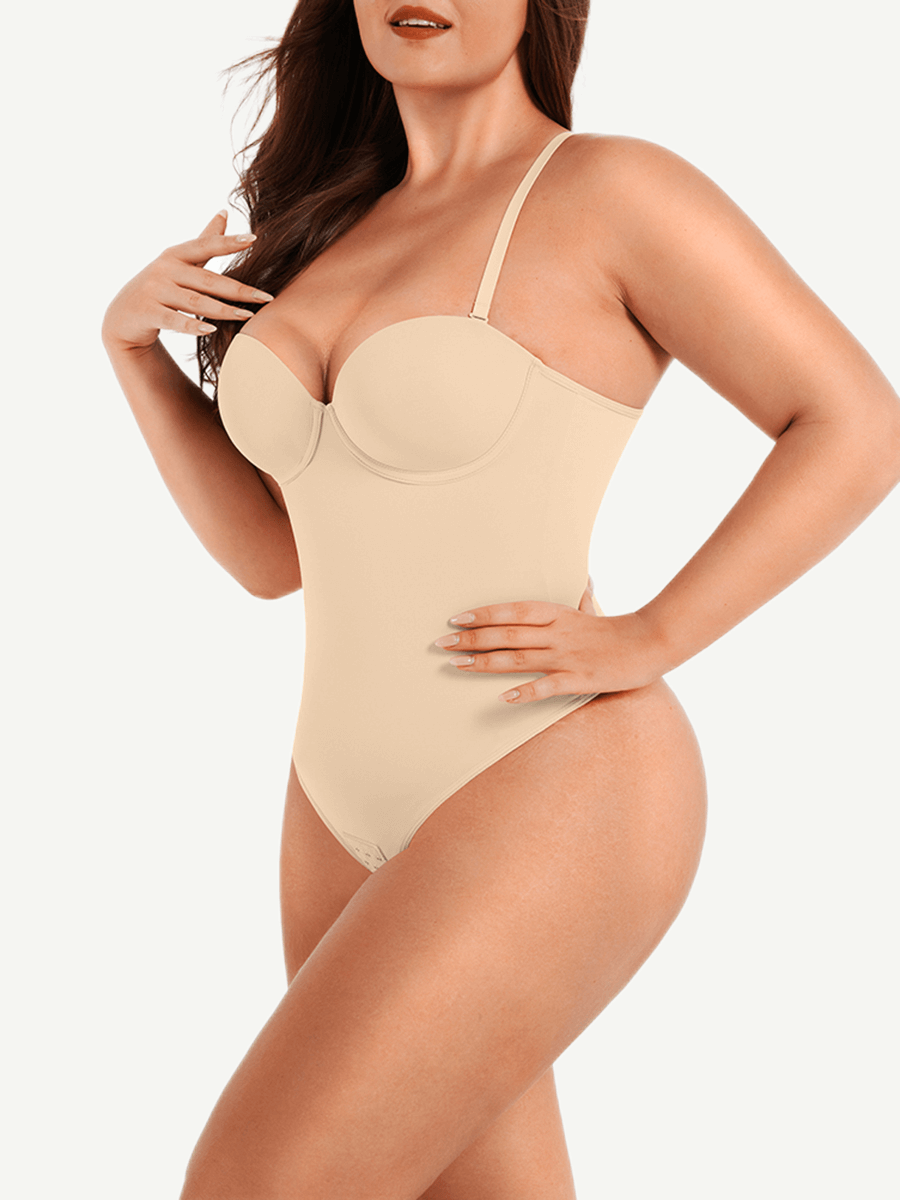 Bustier Underwire Tummy Breathable Control Bodysuit