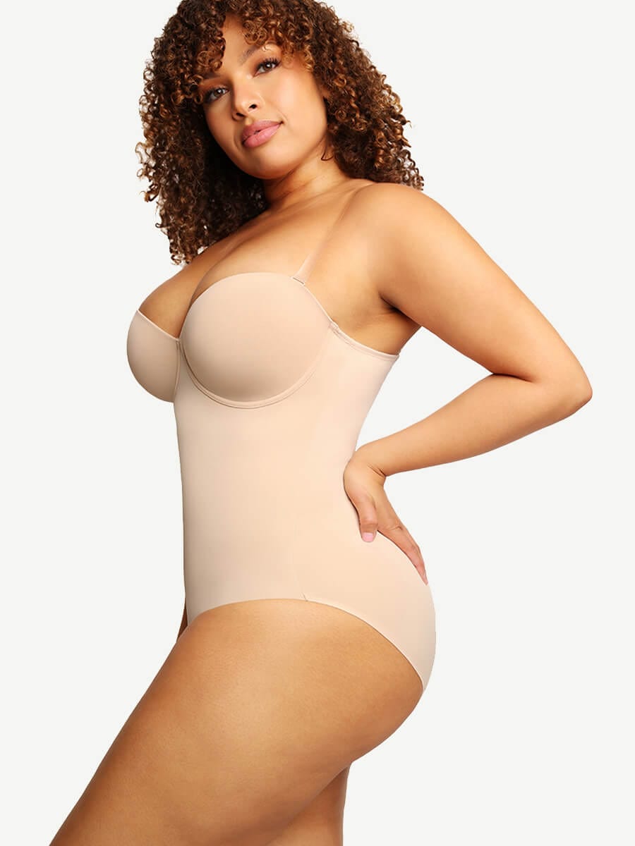 Fancy Cupped Panty Bodysuit