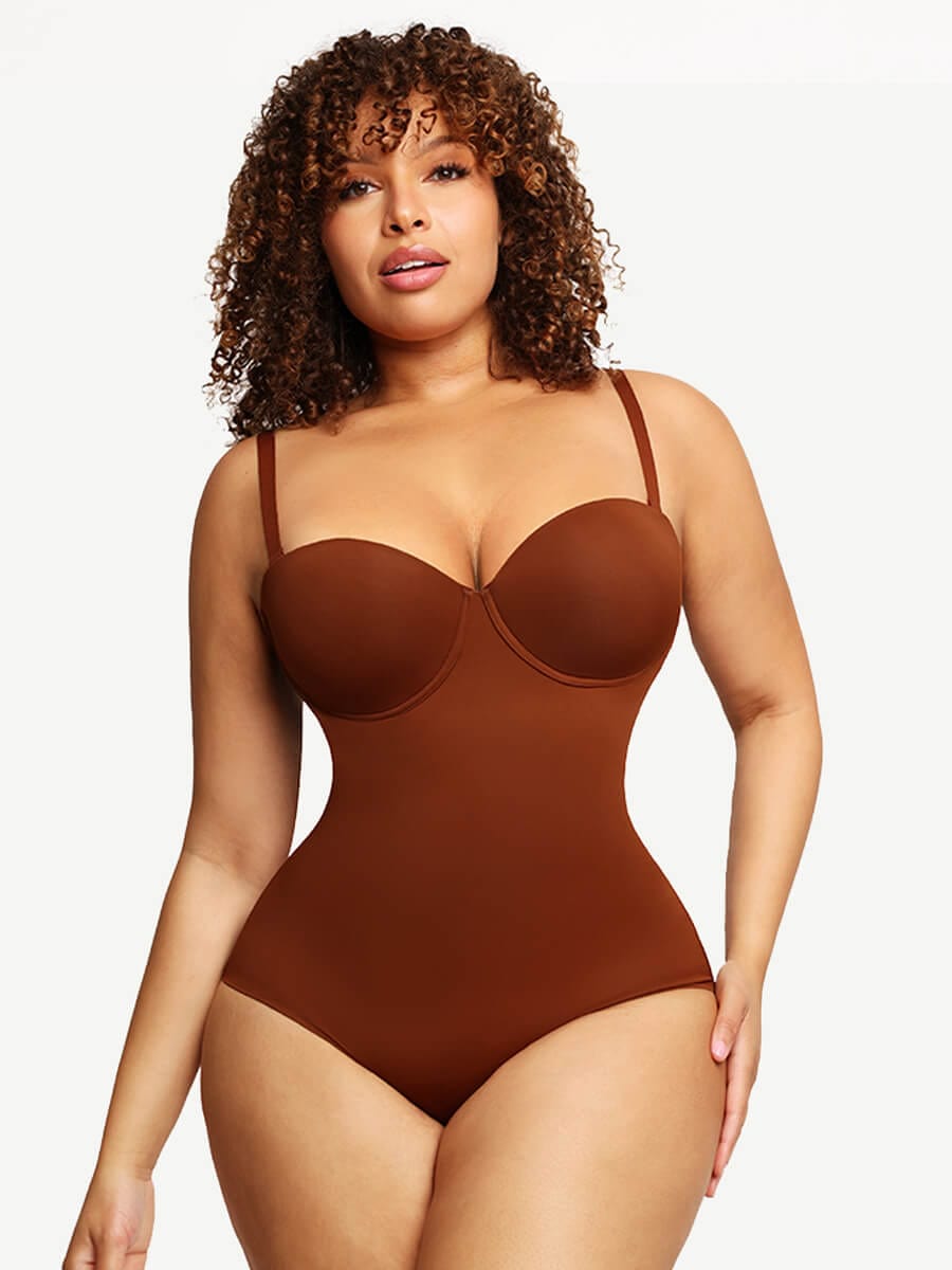 Fancy Cupped Panty Bodysuit
