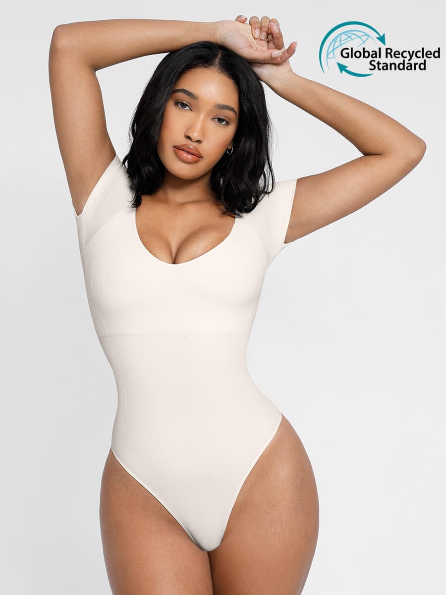 🌿Eco-friendly Seamless Super Strong Chest Support Shapewear Bodysuit