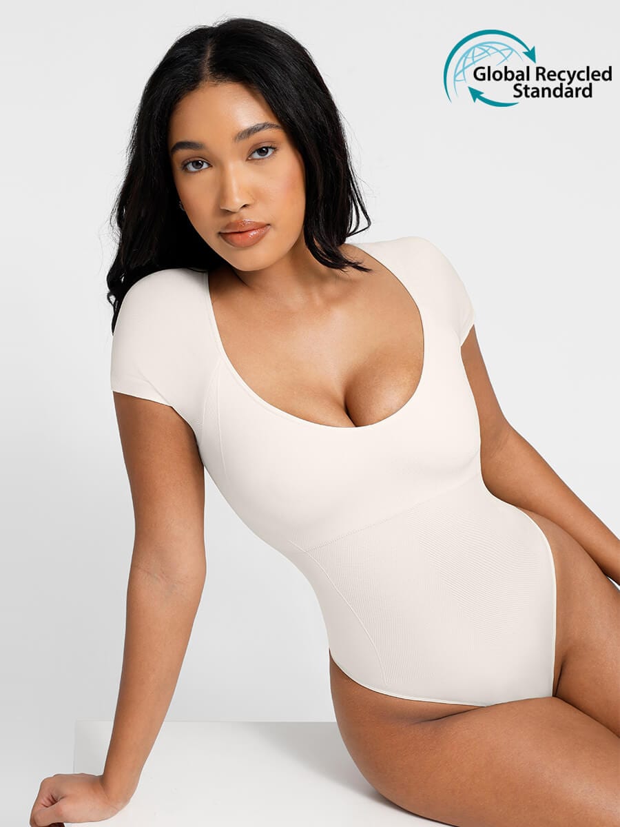 🌿Eco-friendly Seamless Super Strong Chest Support Shapewear Bodysuit