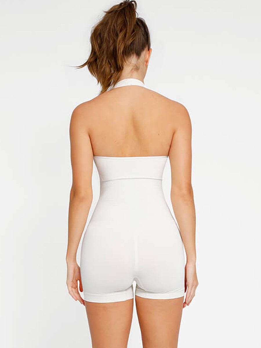 Seamless 🌿Eco-friendly Halter Neck Waist Shaping Jumpsuit