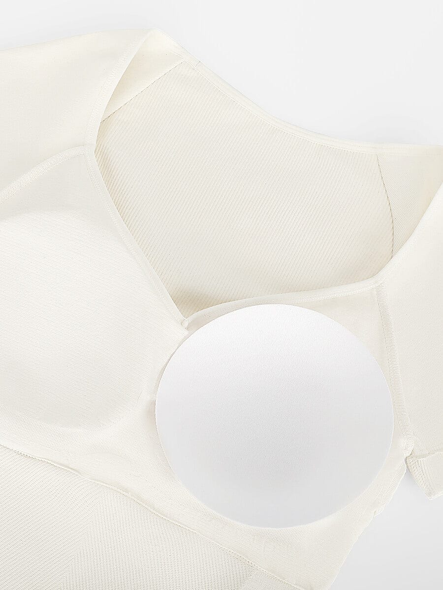 🌿Eco-friendly Seamless Super Strong Chest Support Shapewear Bodysuit