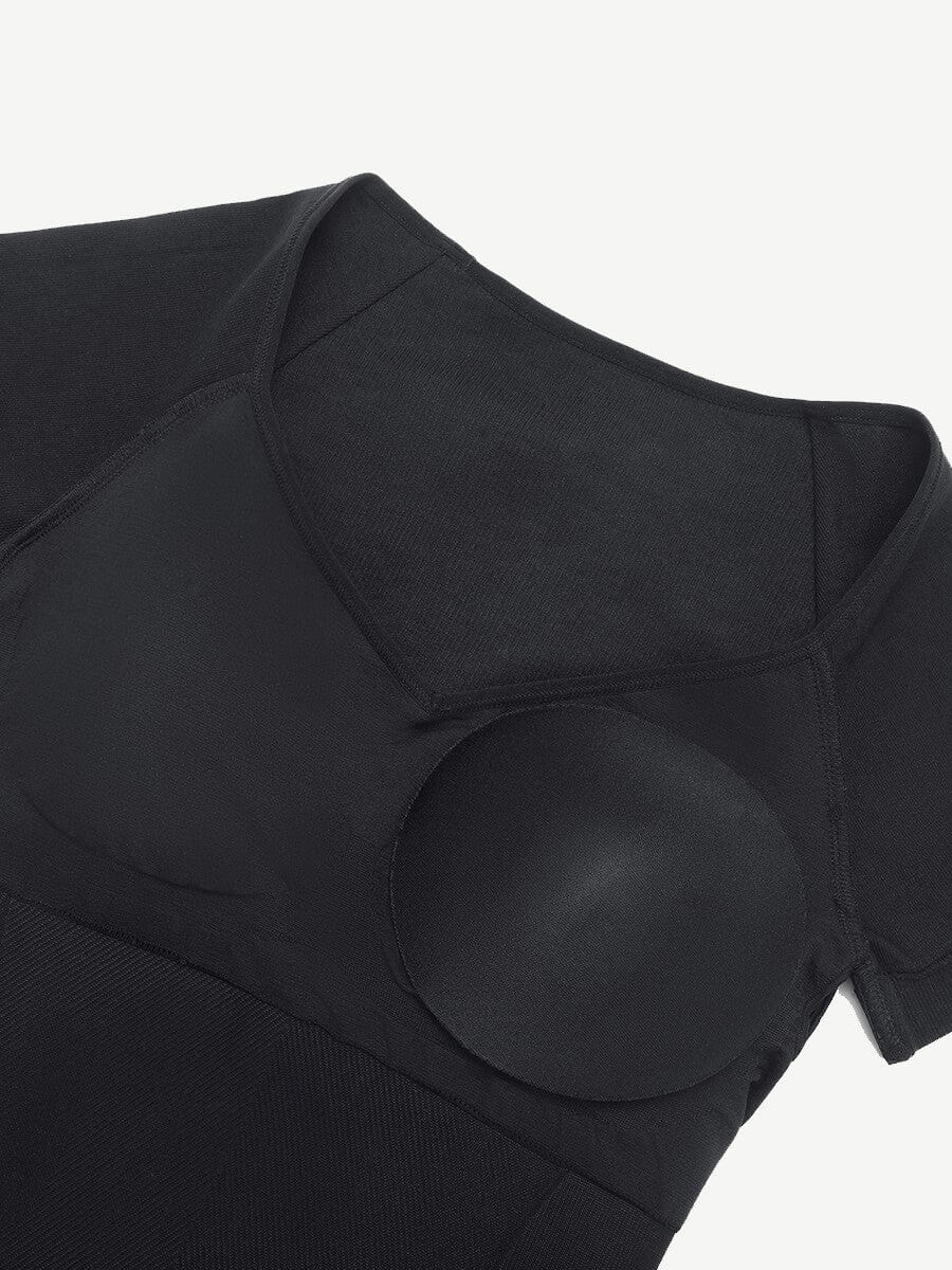 🌿Eco-friendly Seamless Super Strong Chest Support Shapewear Bodysuit