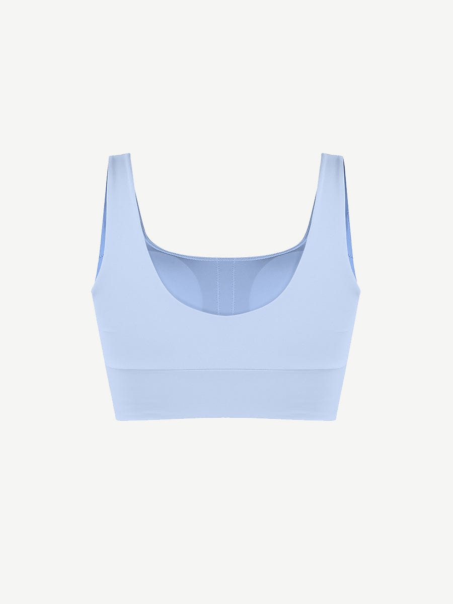 Move Free Wide Straps Sports Yoga Bra With Removable Breast Pads