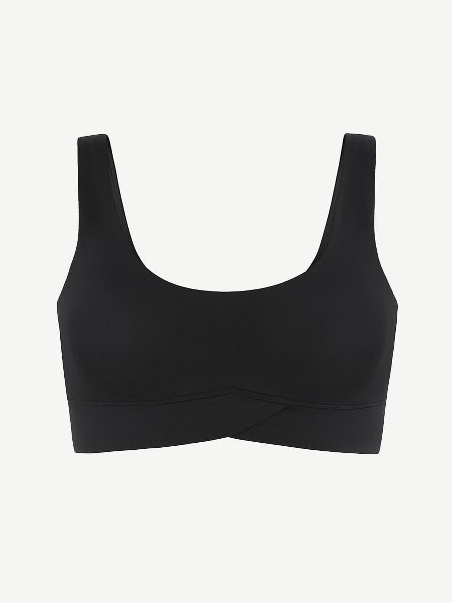 Move Free Wide Straps Sports Yoga Bra With Removable Breast Pads