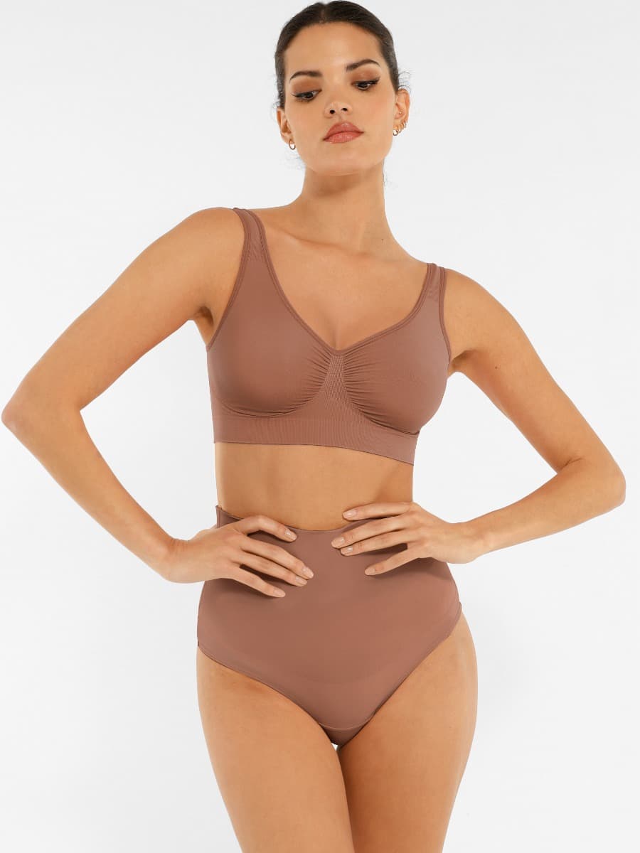 Seamless Shaping Bust Support Wider Back Bra