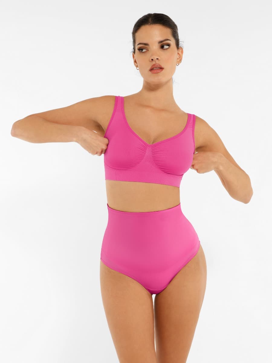 Seamless Shaping Bust Support Wider Back Bra