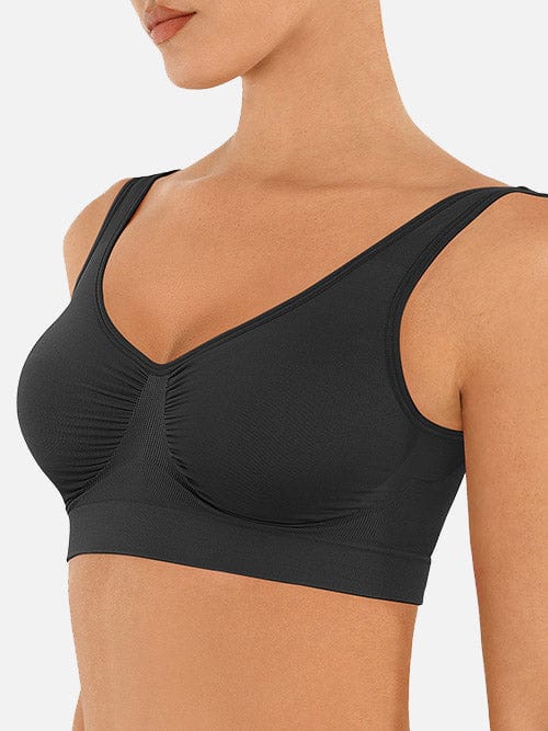 Seamless Shaping Bust Support Wider Back Bra
