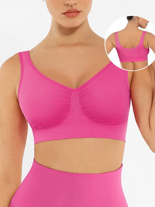 Seamless Shaping Bust Support Wider Back Bra