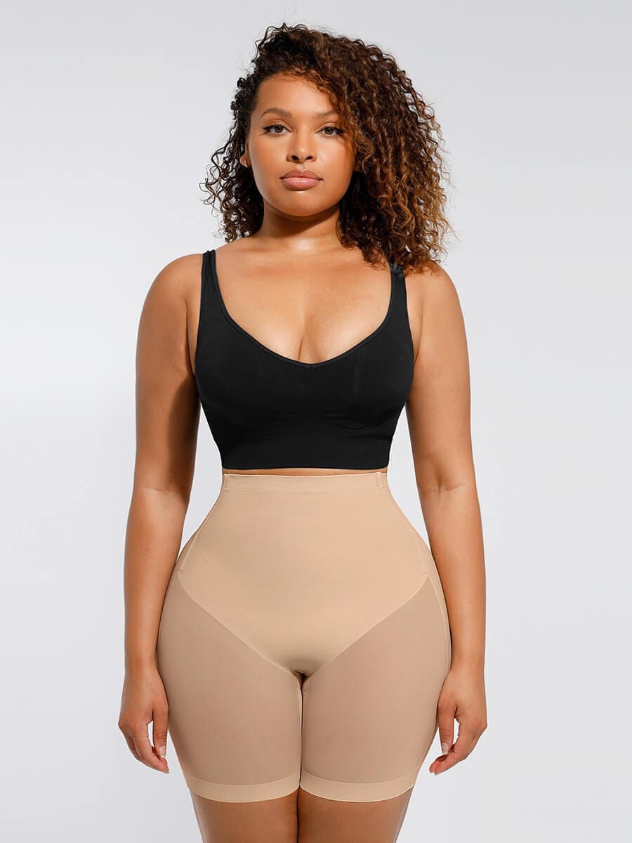 Tummy Slimming Low Waist Fitted Mesh Body Butt Lifter