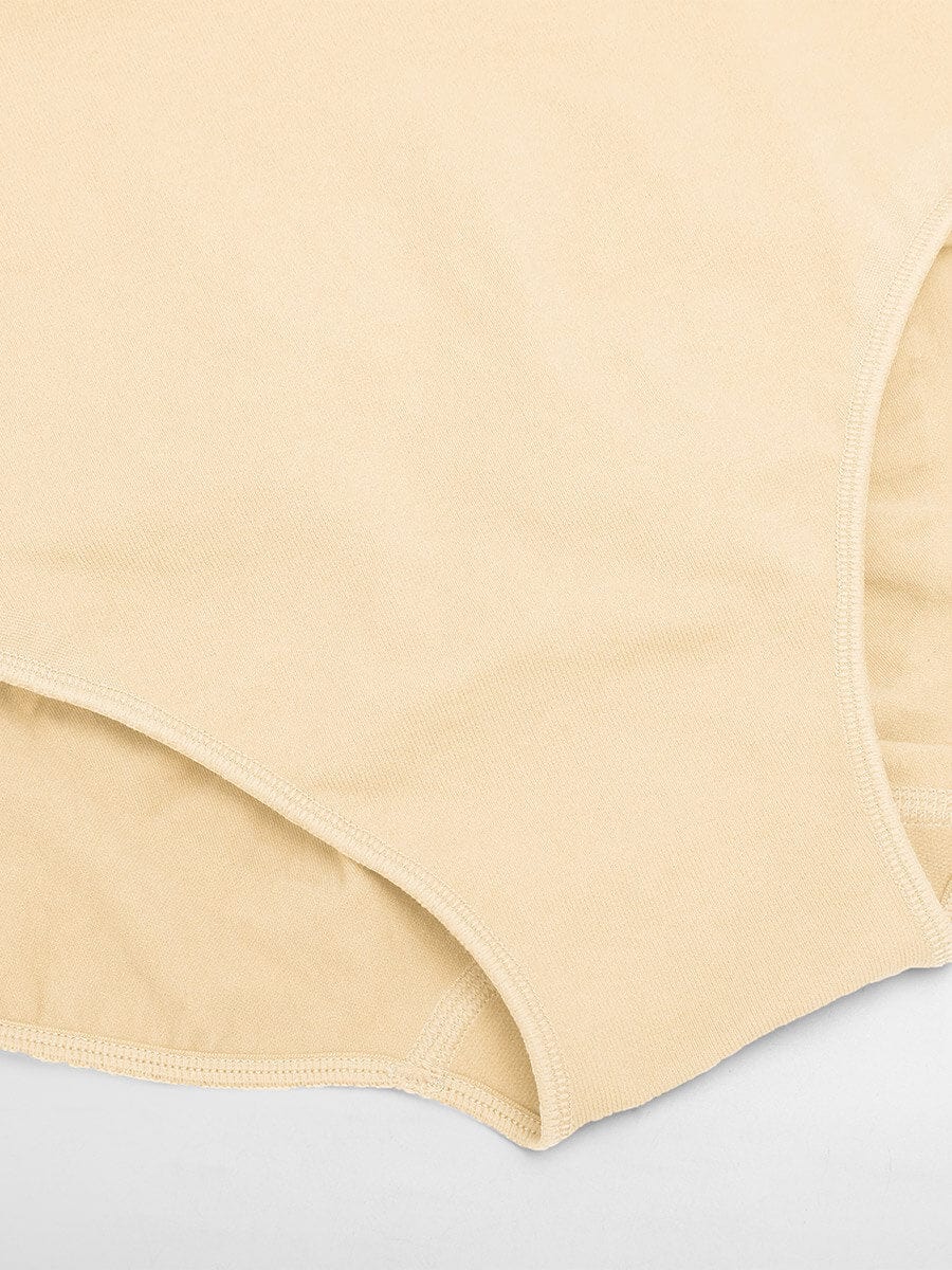 Seamless High-Waist Tummy Control Antibacterial Peach Hip Brief