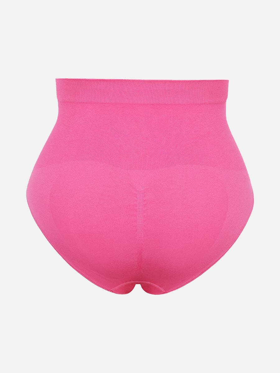 Seamless High-Waist Tummy Control Antibacterial Peach Hip Brief