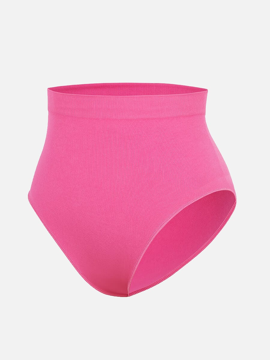 Seamless High-Waist Tummy Control Antibacterial Peach Hip Brief