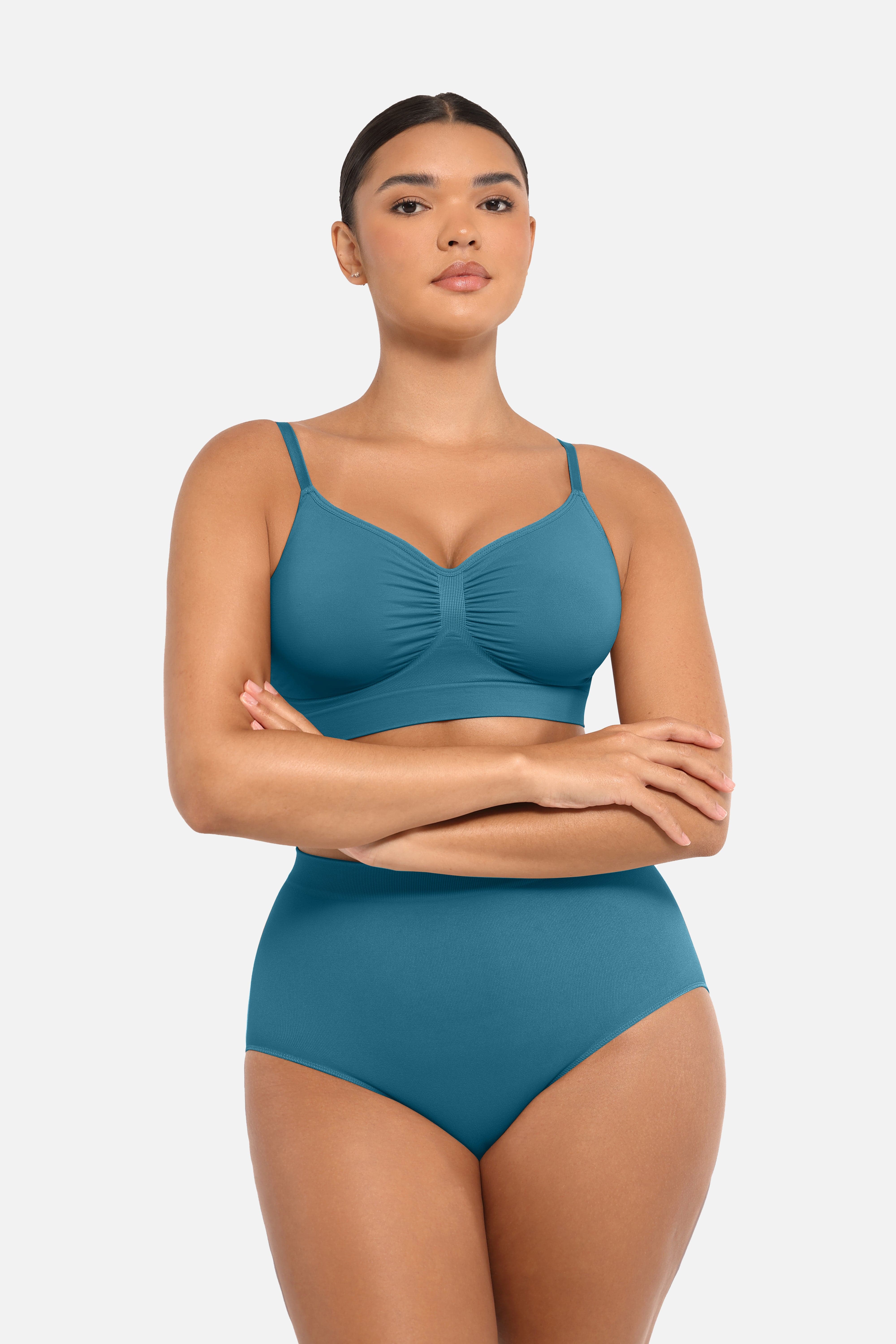 Seamless High-Waist Tummy Control Antibacterial Peach Hip Brief