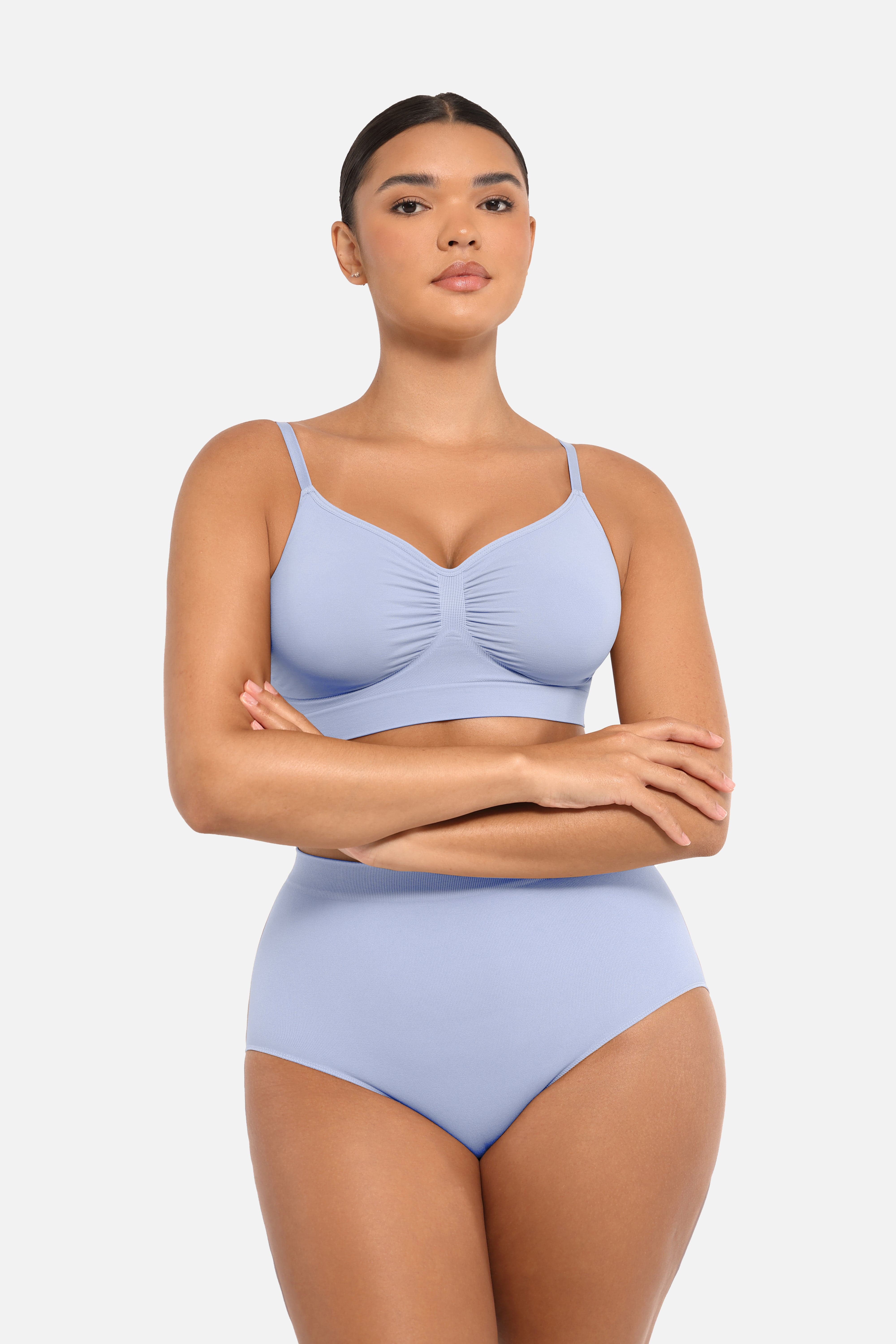 Seamless High-Waist Tummy Control Antibacterial Peach Hip Brief