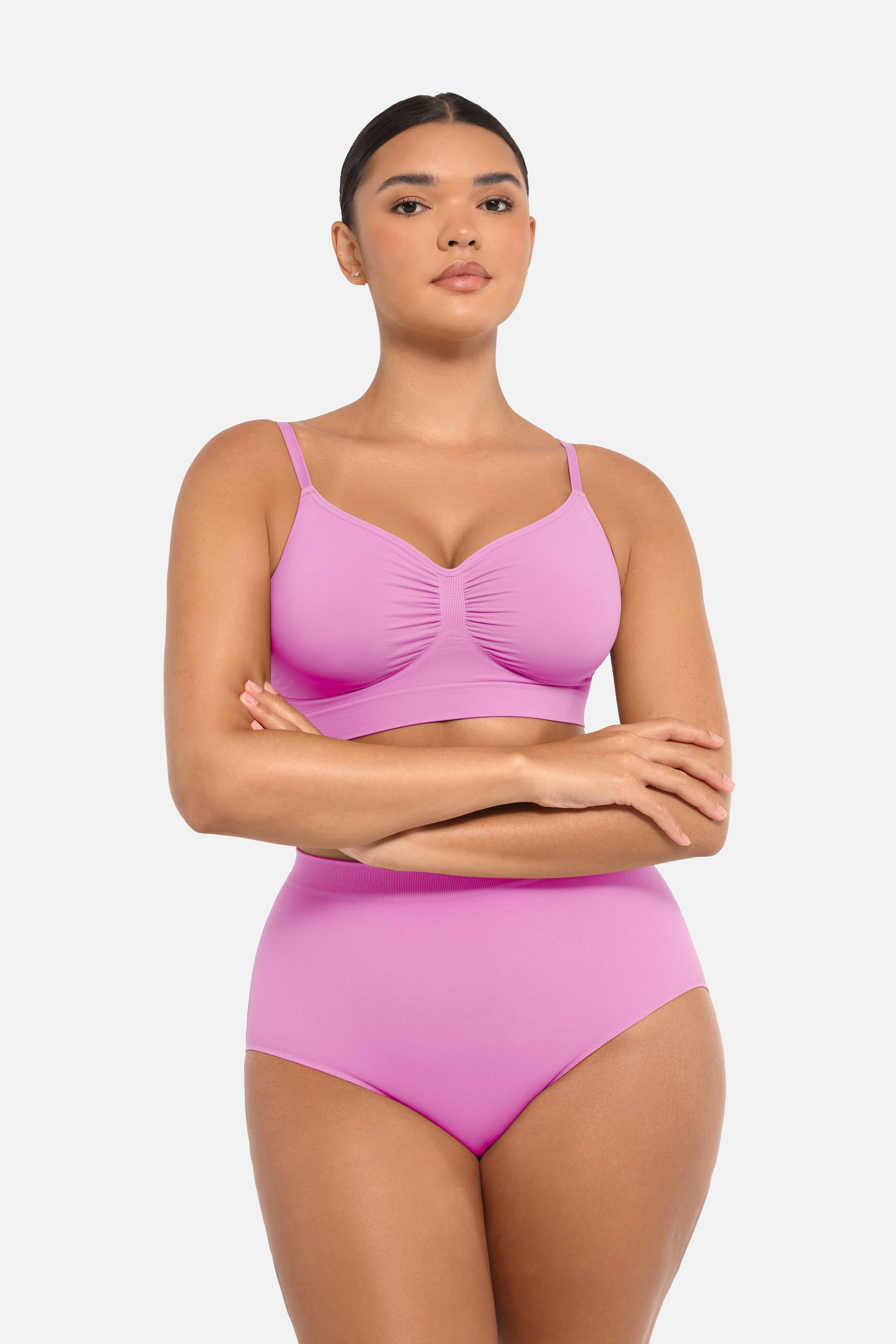 Seamless High-Waist Tummy Control Antibacterial Peach Hip Brief