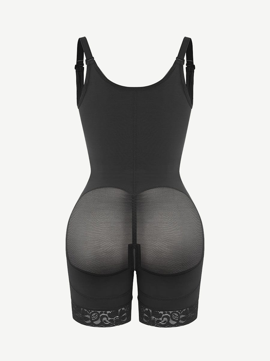 Breathable Latex Open Bust Tummy Control Firm Compression Shapewear