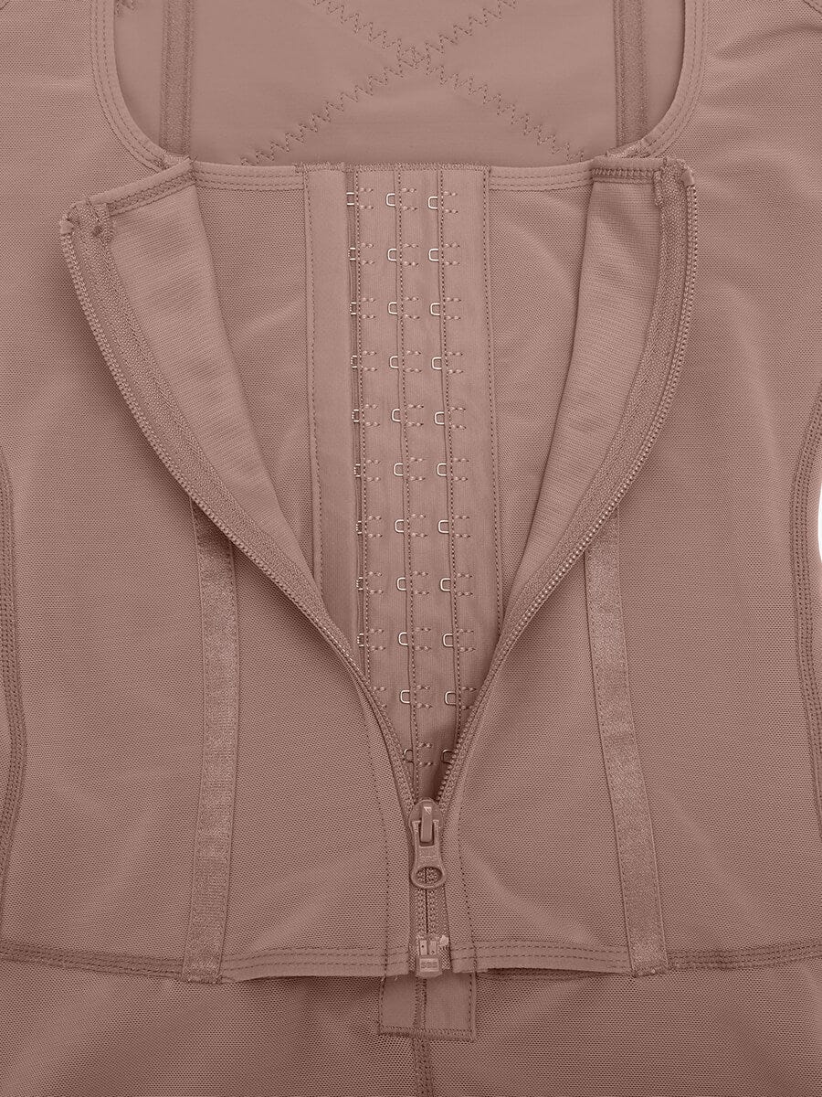 Post Surgery U-Shaped Bust Support Two Steel Bones Waist and Abdomen Control Shapewear