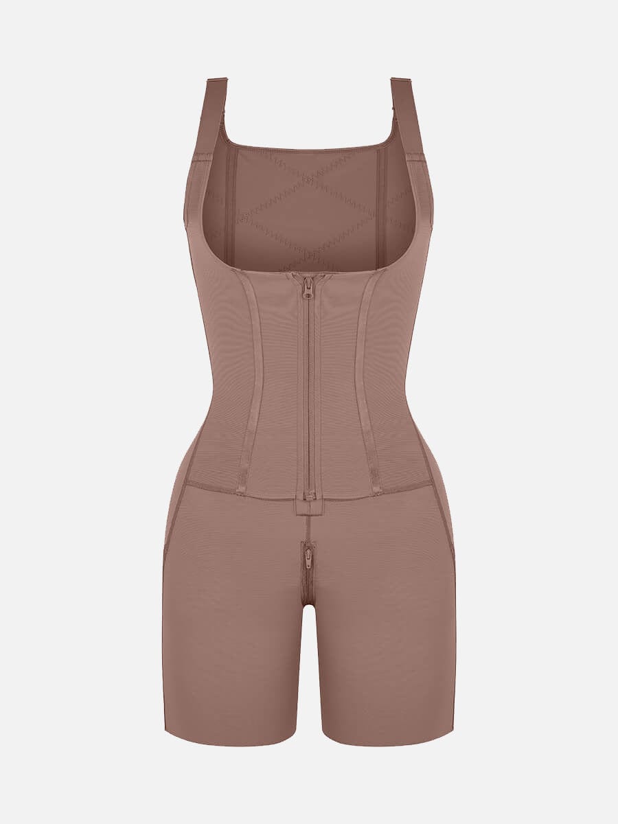 Post Surgery U-Shaped Bust Support Two Steel Bones Waist and Abdomen Control Shapewear