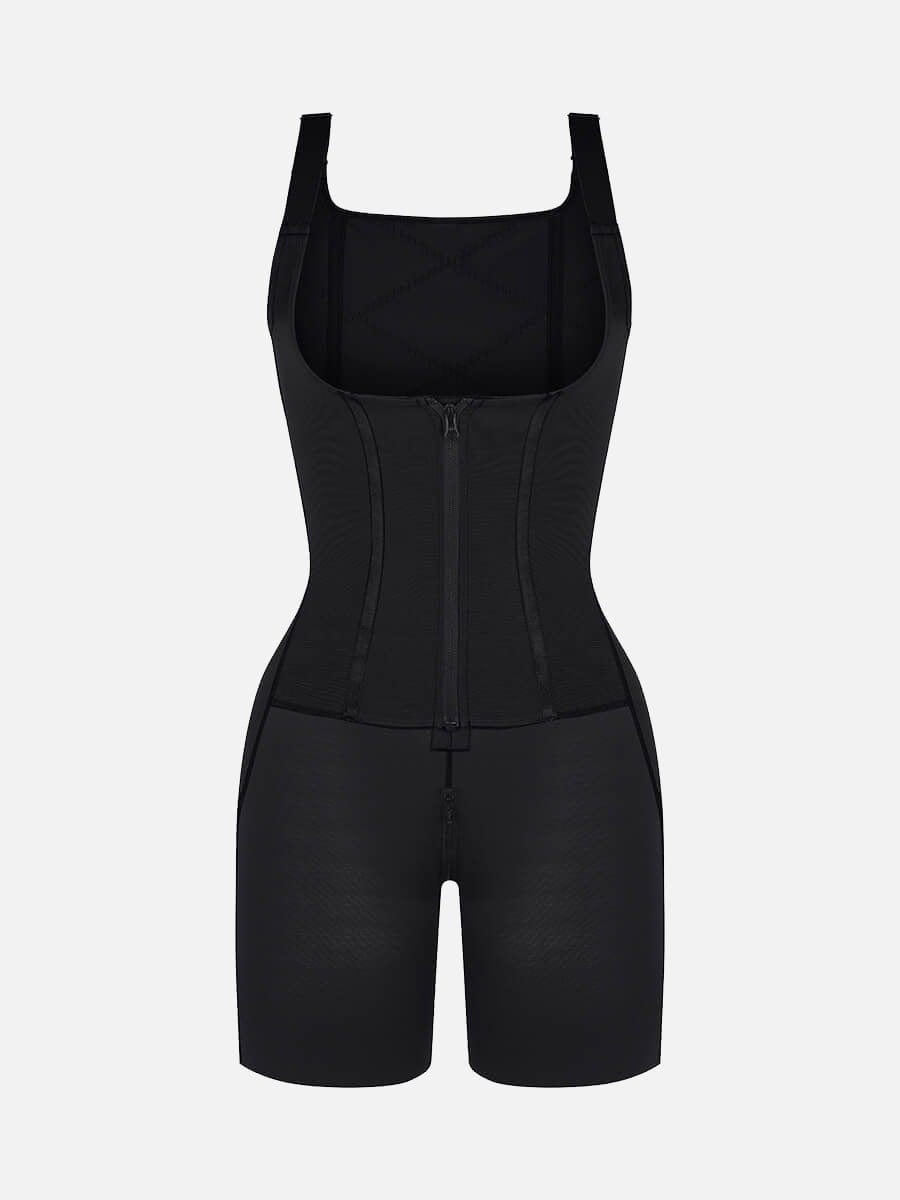Post Surgery U-Shaped Bust Support Two Steel Bones Waist and Abdomen Control Shapewear