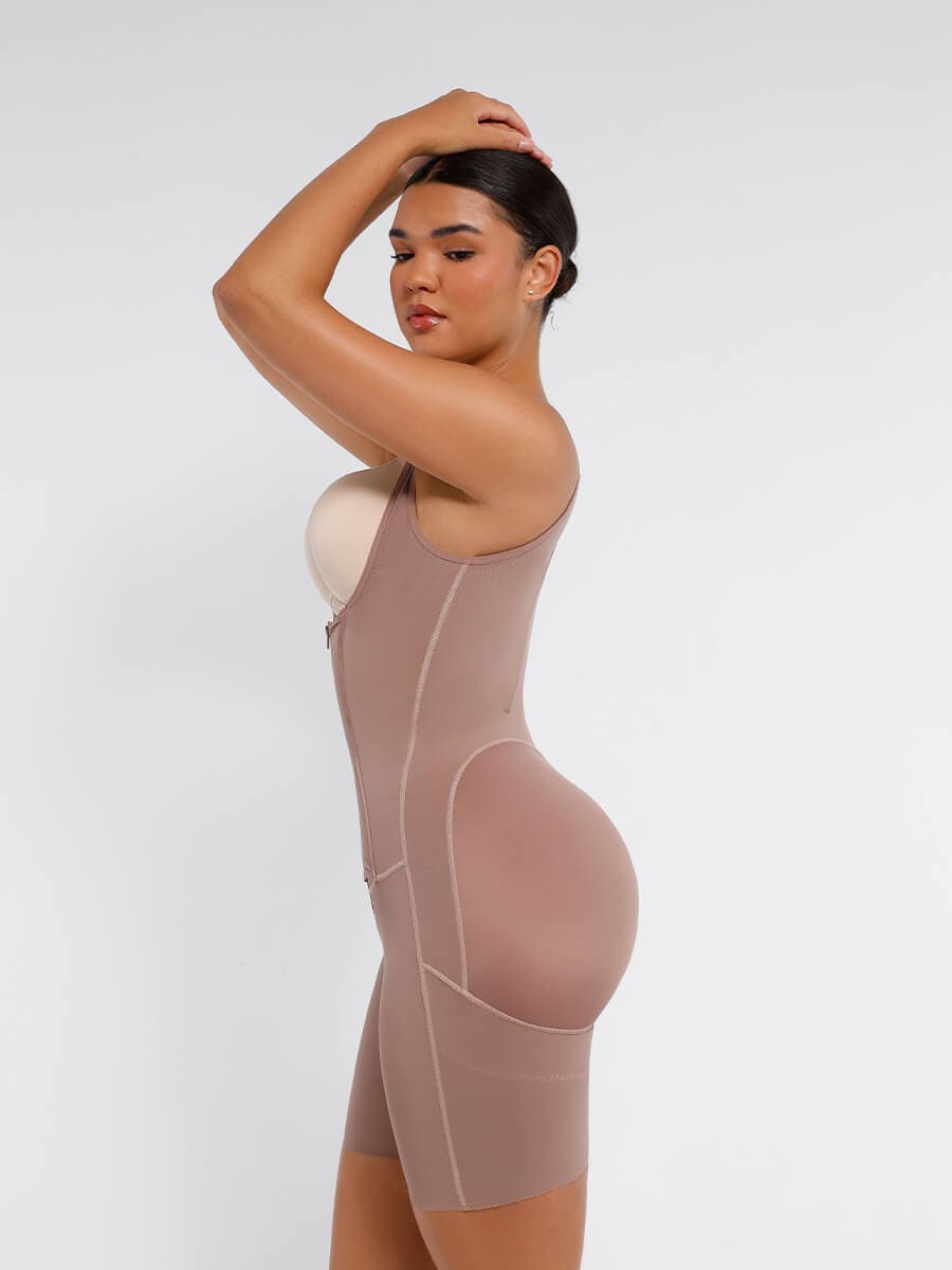 Post Surgery U-Shaped Bust Support Two Steel Bones Waist and Abdomen Control Shapewear