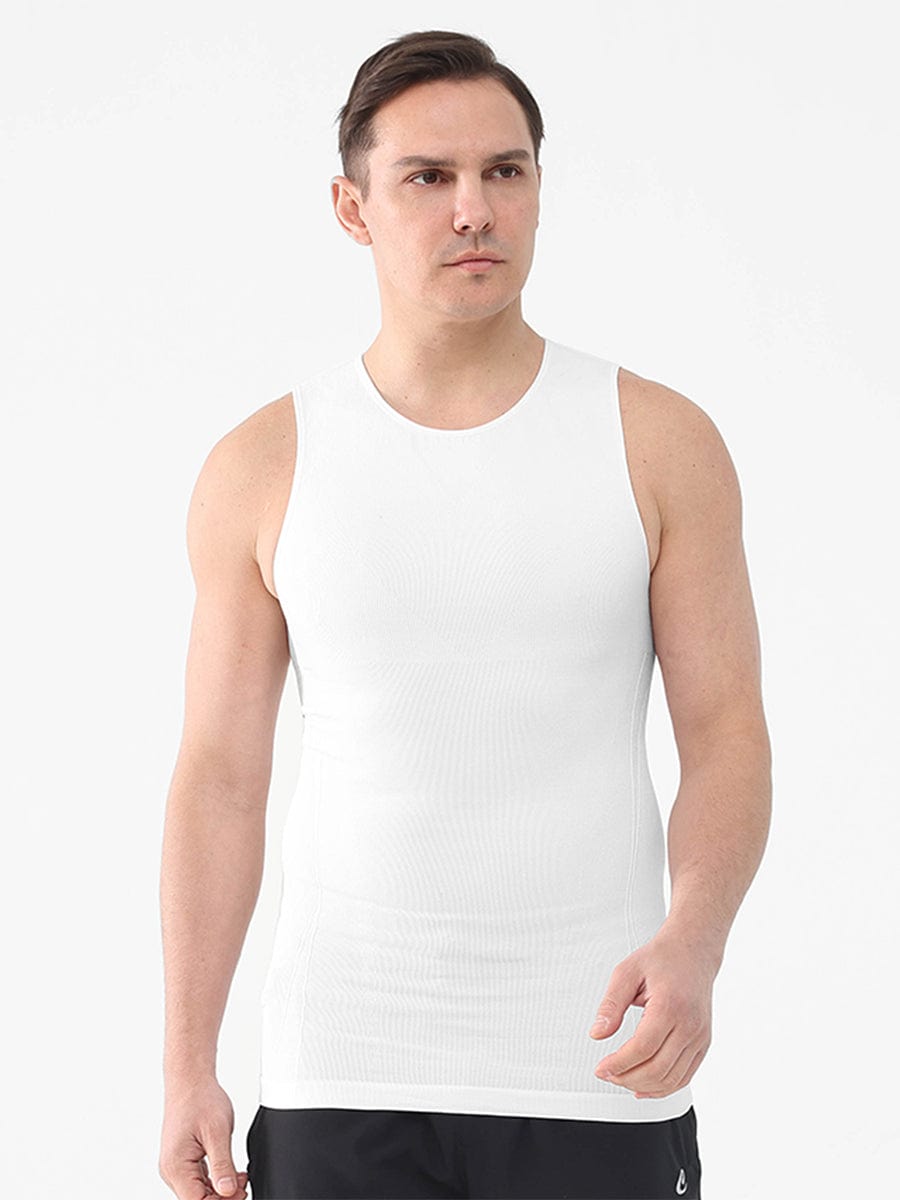 Men Seamless Shaper Compression Tummy Control Tank Top