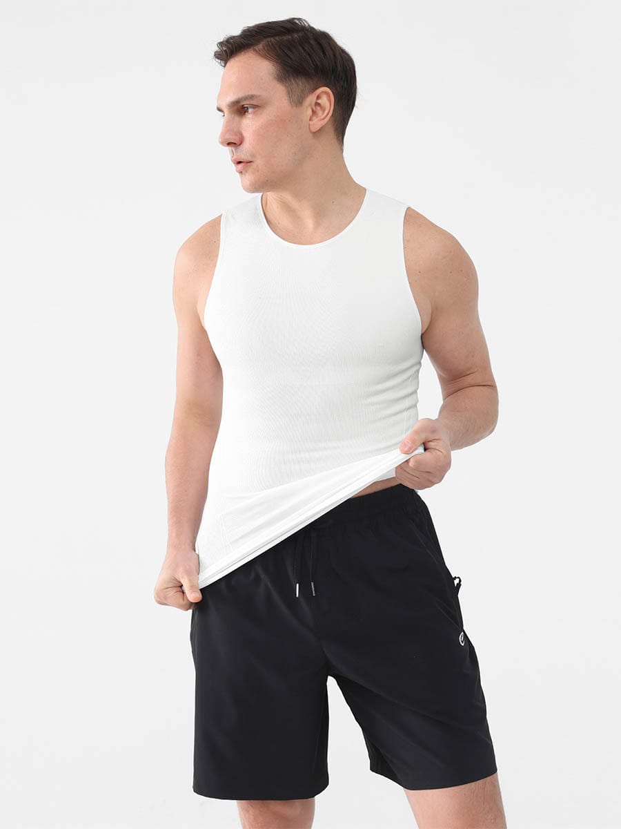 Men Seamless Shaper Compression Tummy Control Tank Top