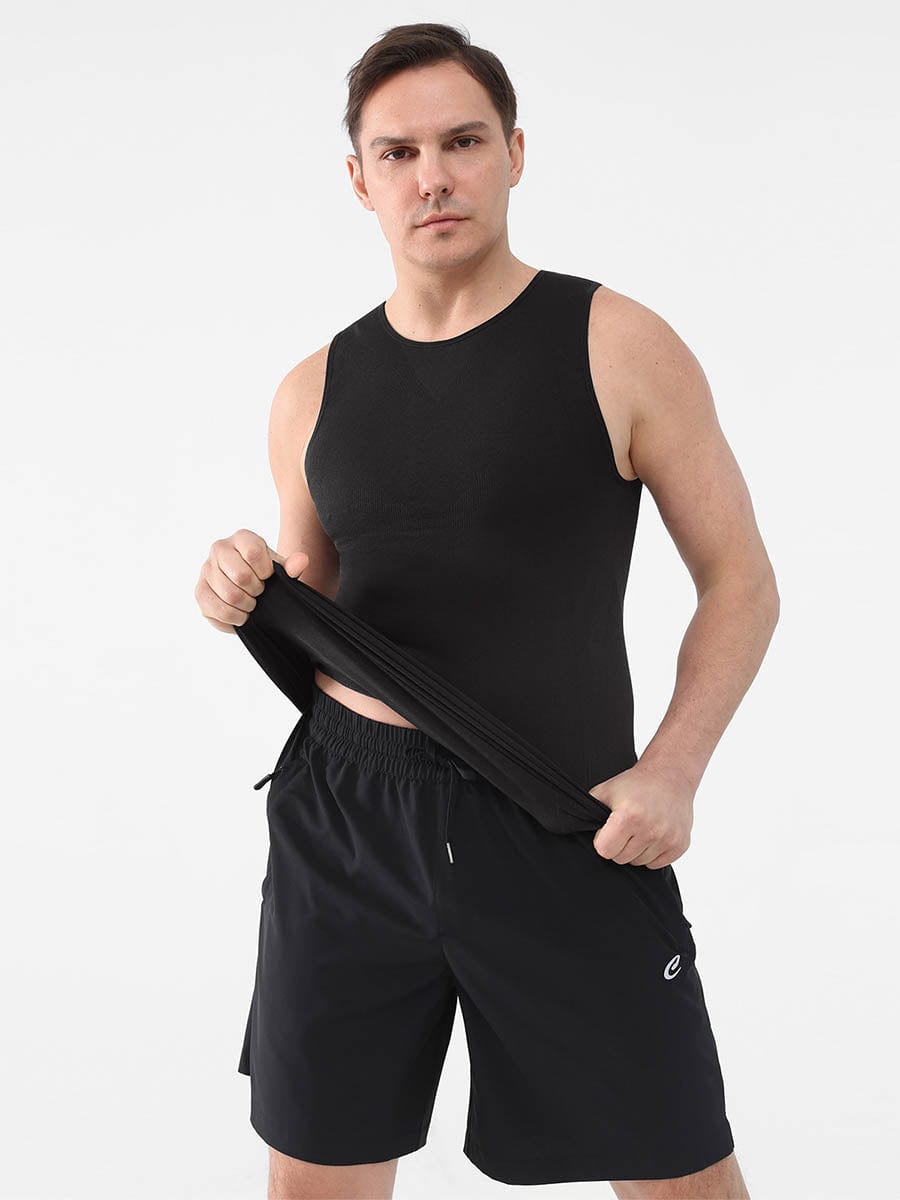 Men Seamless Shaper Compression Tummy Control Tank Top