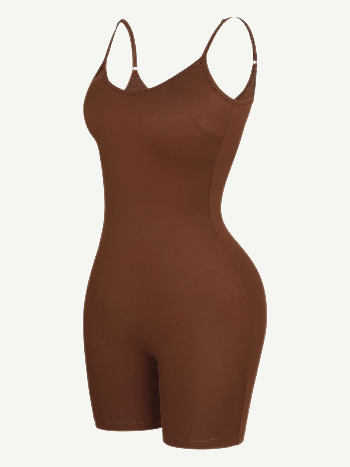 Mid-Thigh Fitness & Shaping Breathable Romper
