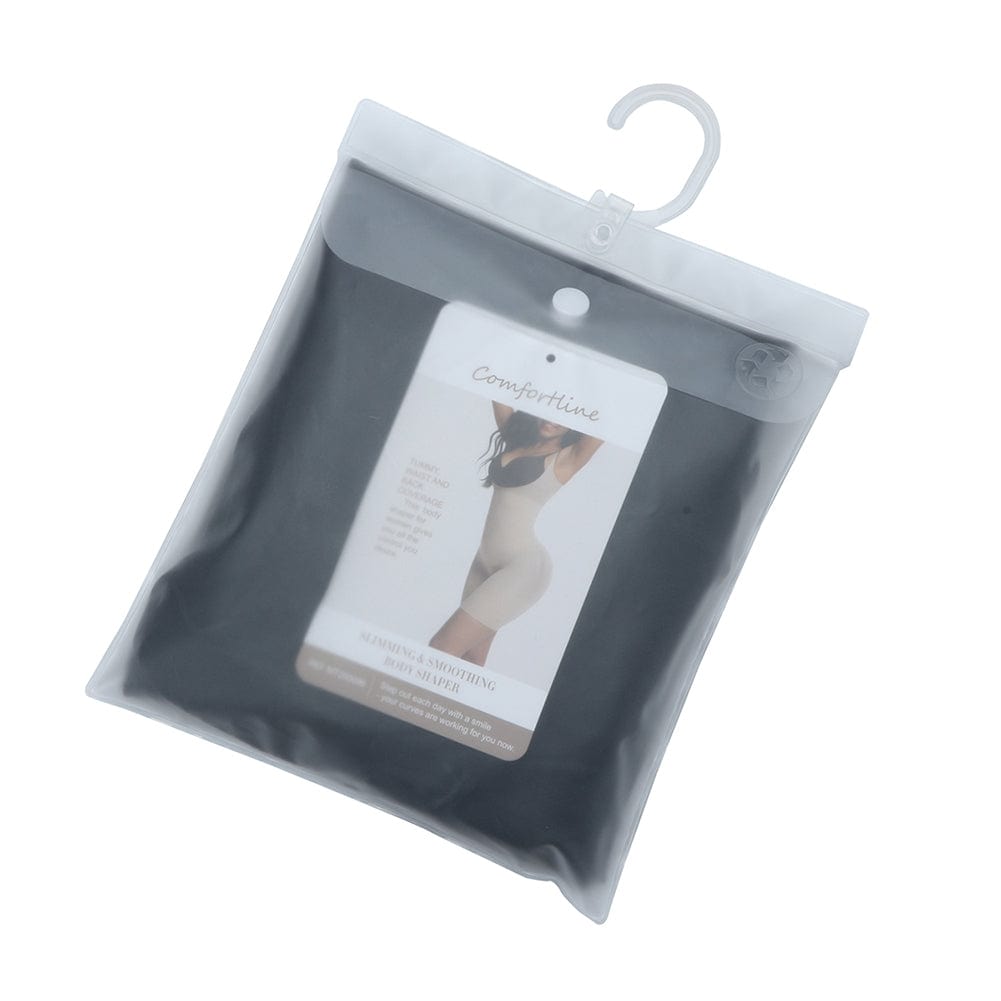 Skin-Friendly Black Full Body Shaper Adjustable Straps Secret Slimming