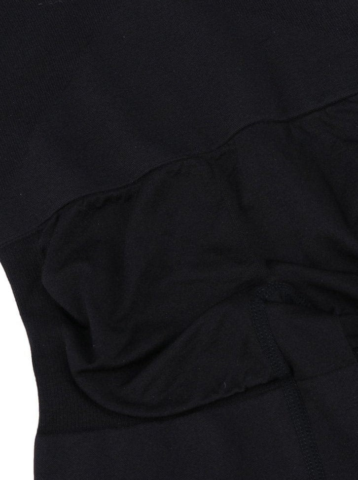 Skin-Friendly Black Full Body Shaper Adjustable Straps Secret Slimming