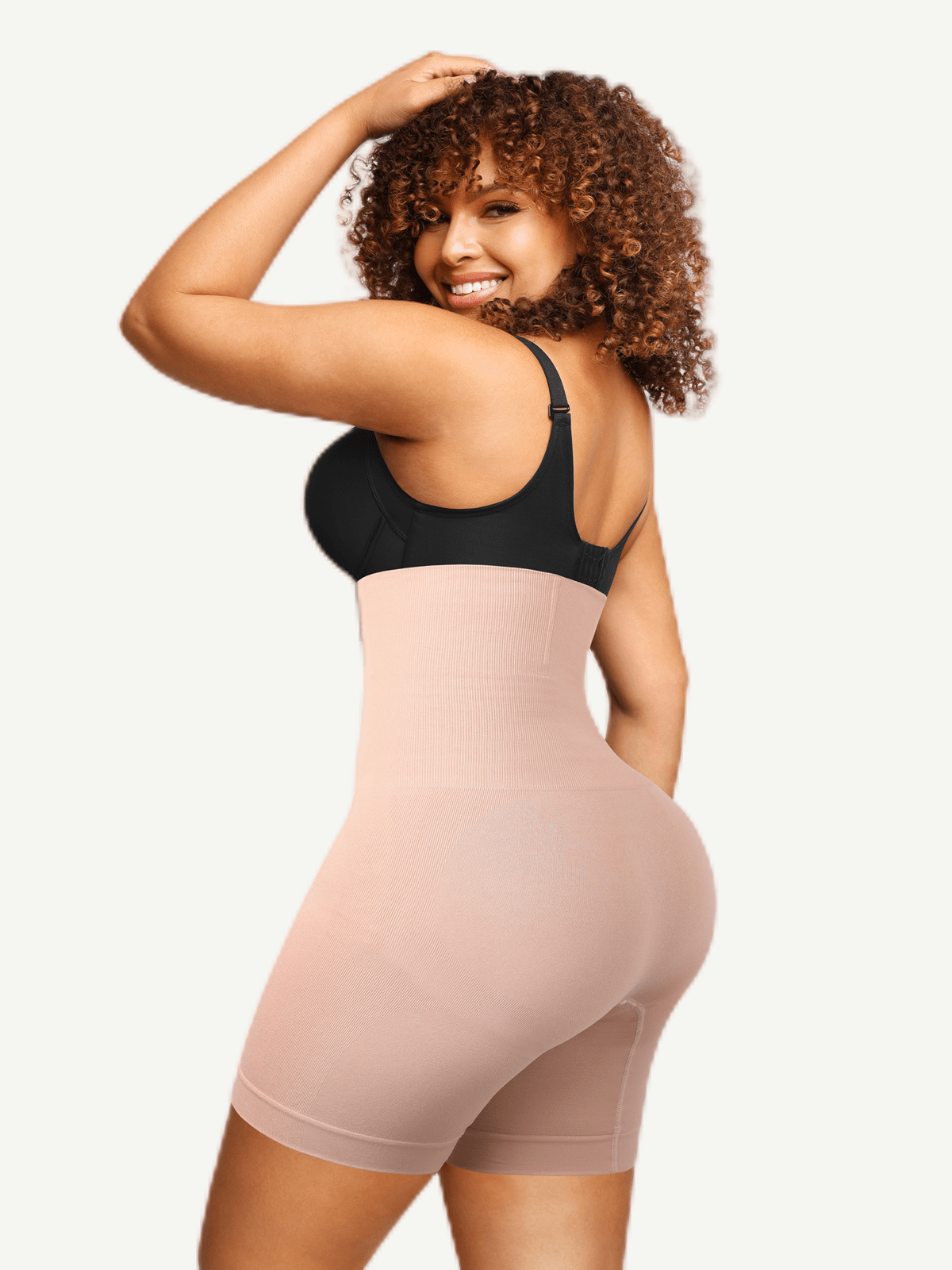 Seamless Double-Layer Tummy Panel 4 Steel Bones Shapewear Shorts