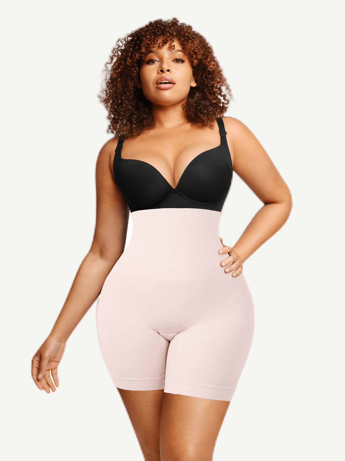 Seamless Double-Layer Tummy Panel 4 Steel Bones Shapewear Shorts