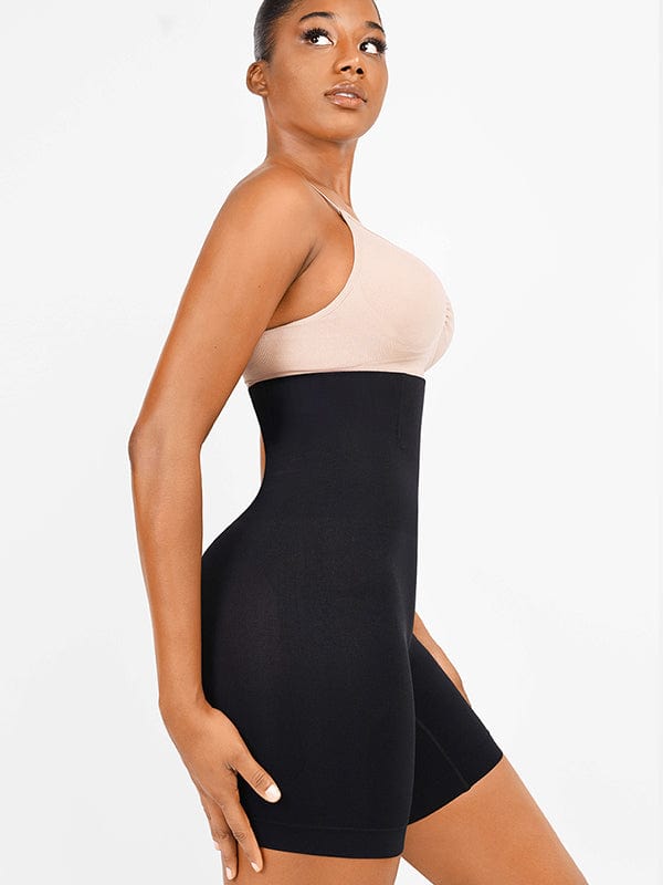 Seamless Double-Layer Tummy Panel 4 Steel Bones Shapewear Shorts