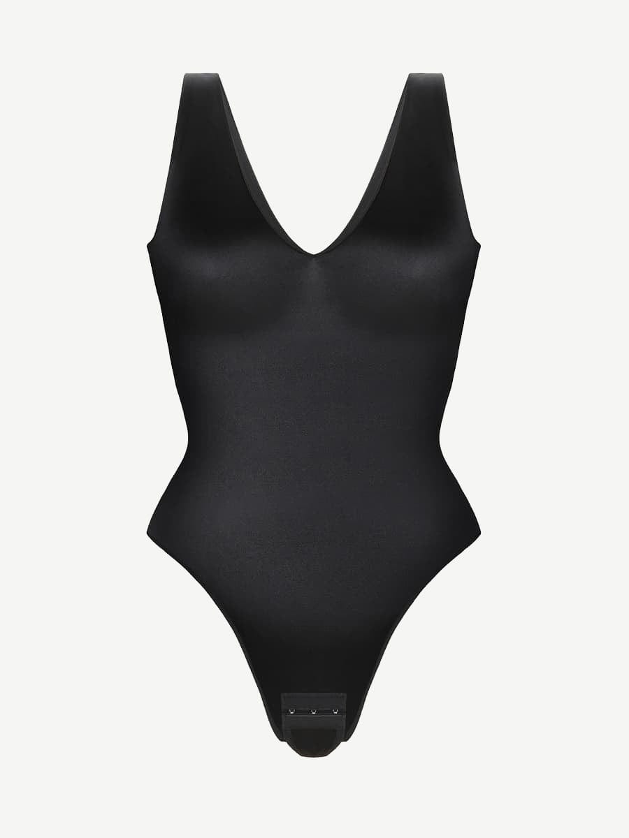 Deep V-neck Waist Abdomen sculpting Bodysuit