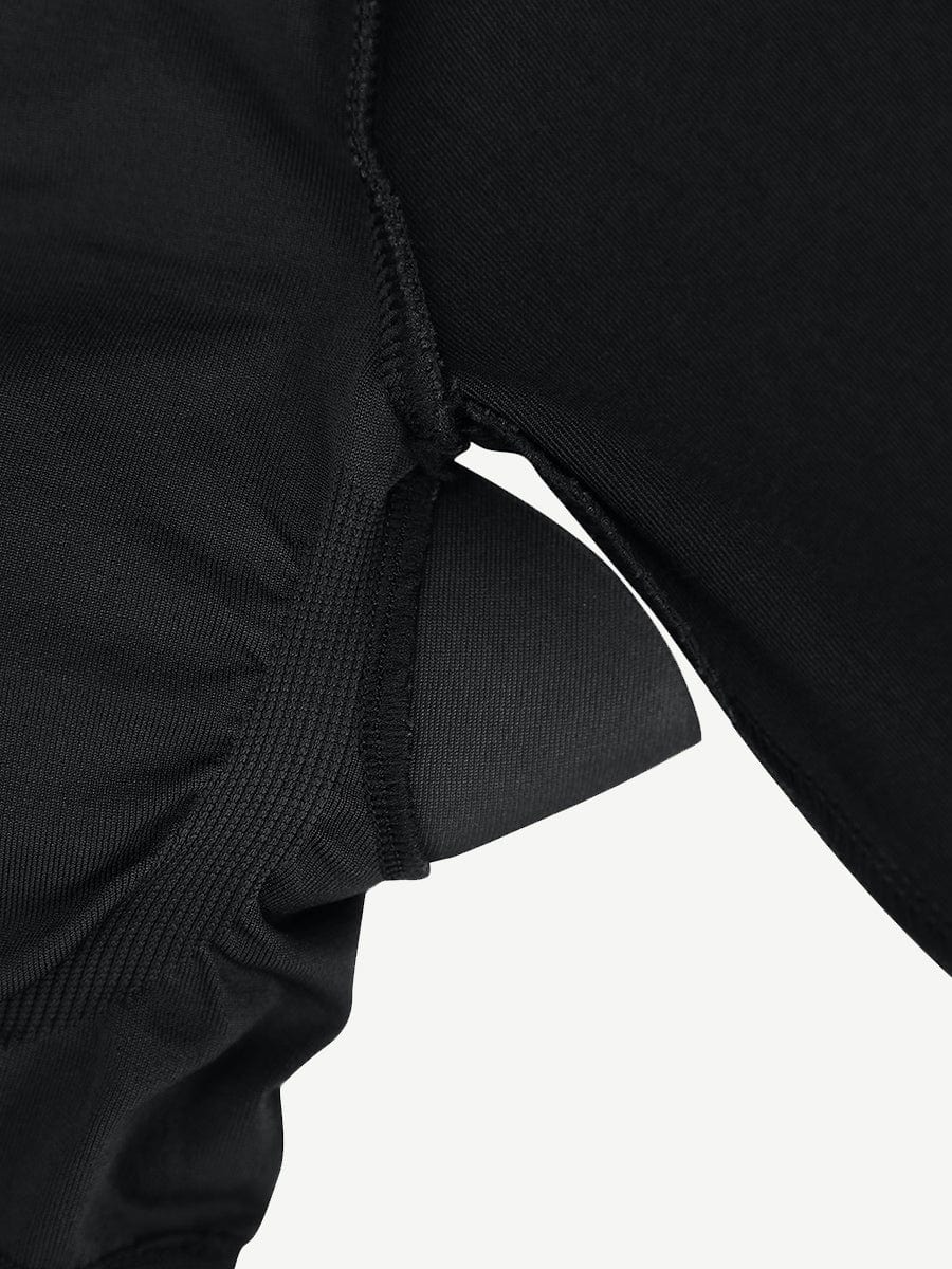 ๐ฟ Eco-friendly Seamless Square Neck Long Sleeve Shaper Dress