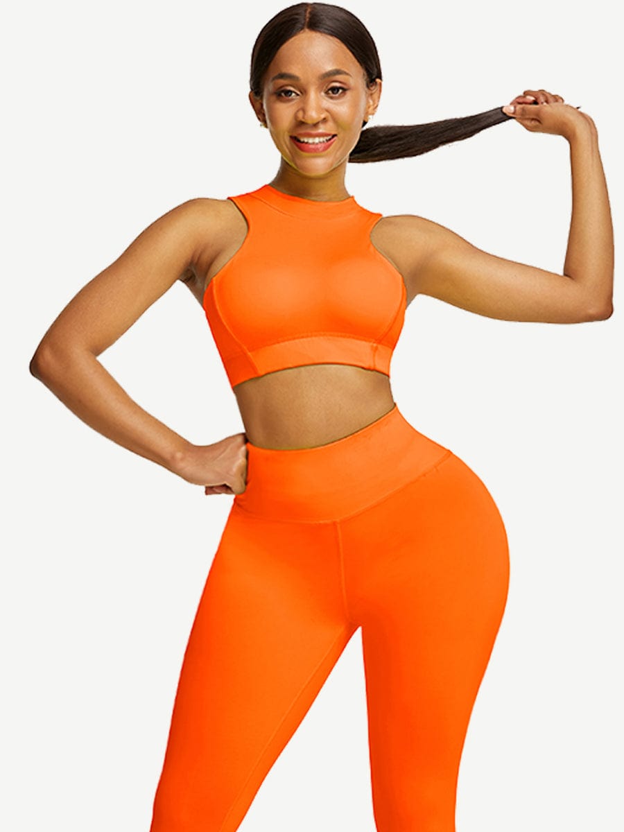 Flawlessly Zipper Back Tank Suit High Waist Outfit