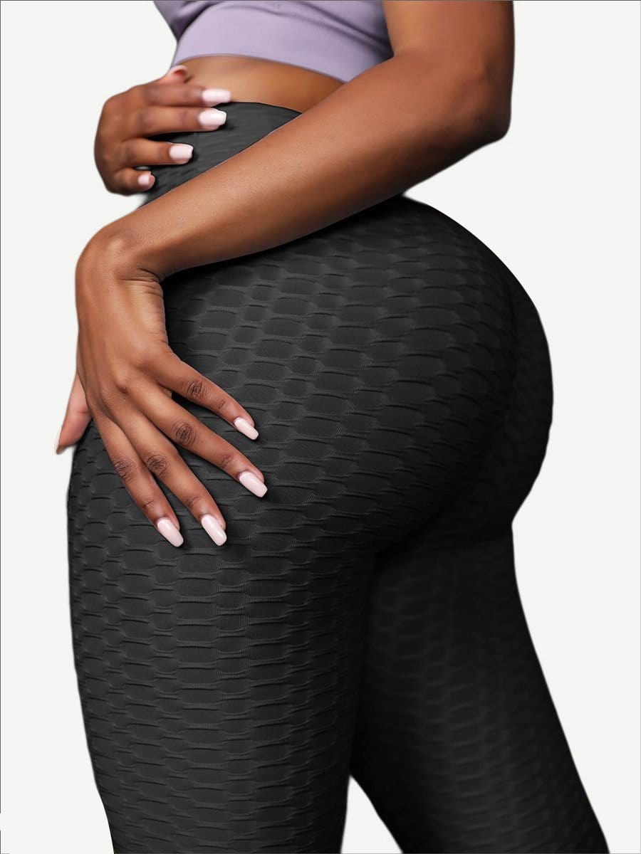 Women Solid Color Yoga Leggings Butt Lifter Breathable Soft High Waist Sports Legging