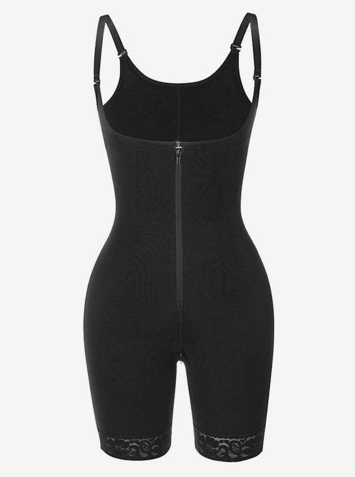3 Layers of Abdomen Adjustable Strap Postsurgical Full Body Shaper