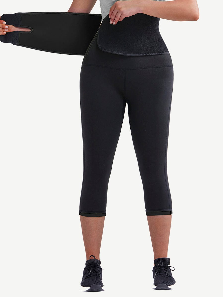Big Size Neoprene Shaper Pants With Belt Smoothlines