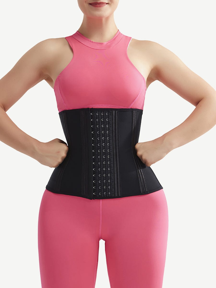 Fabulous Fit 20 Steel Bones Latex Waist Cincher Hook Waist Trainer Bulk