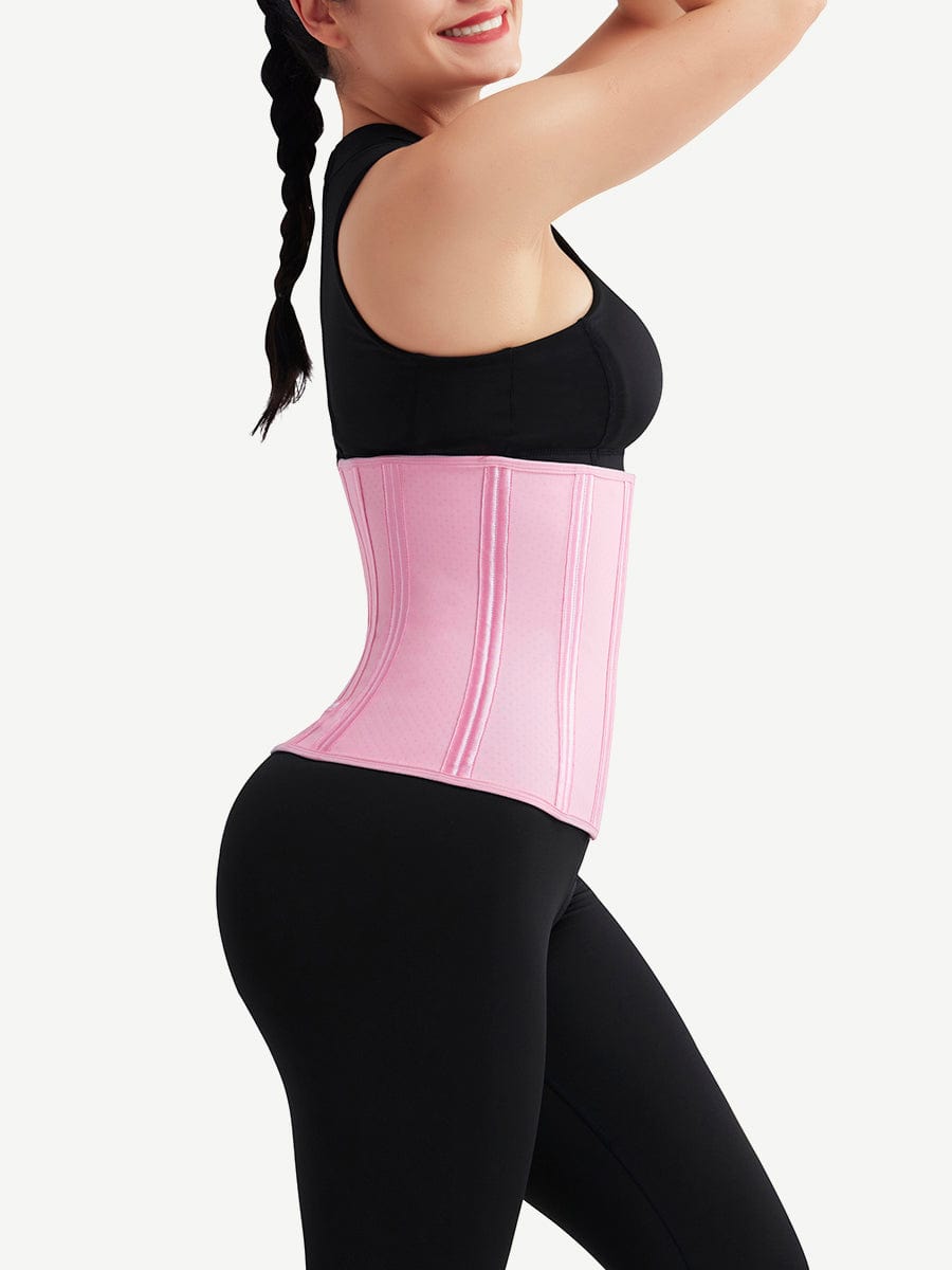 Fabulous Fit 20 Steel Bones Latex Waist Cincher Hook Waist Trainer Bulk