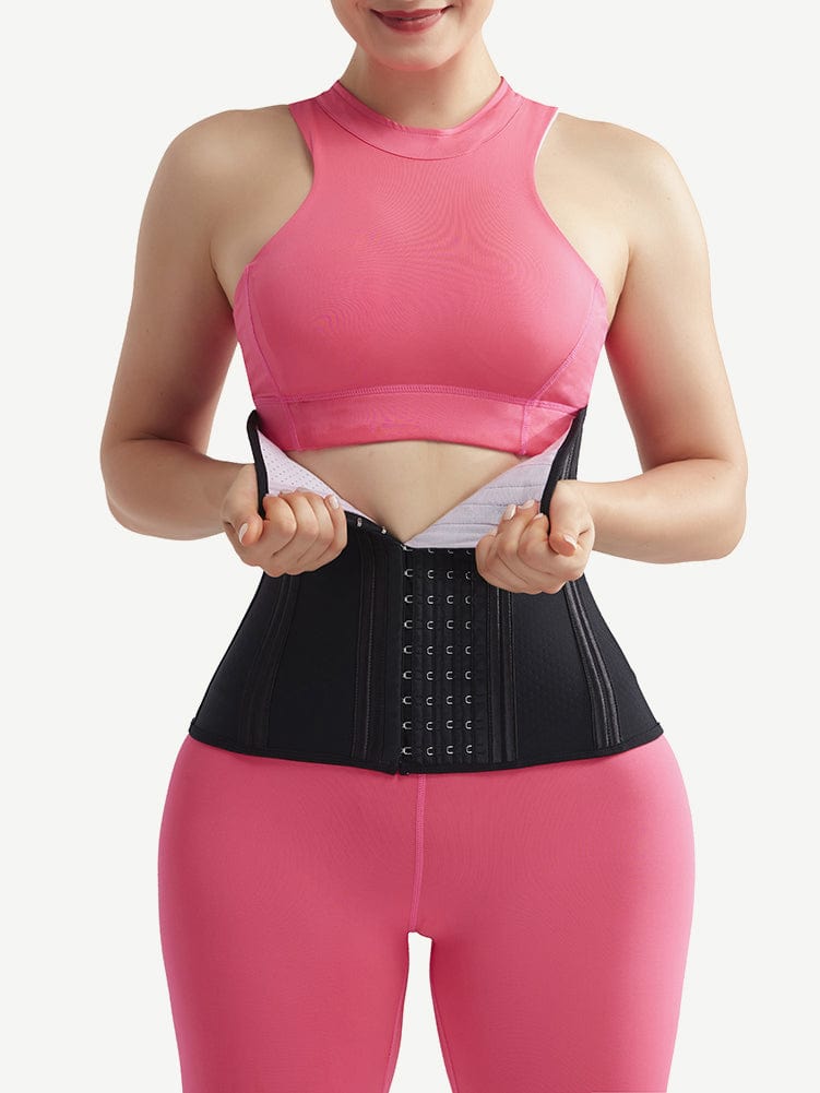 Fabulous Fit 20 Steel Bones Latex Waist Cincher Hook Waist Trainer Bulk