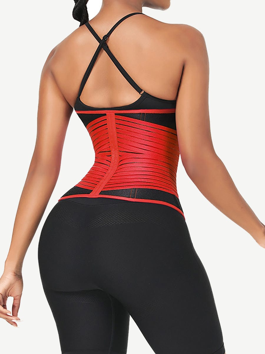 Neoprene Fat Burning Breathable Long Waist Trainer Double Elastic Waistbands Waist Trainer